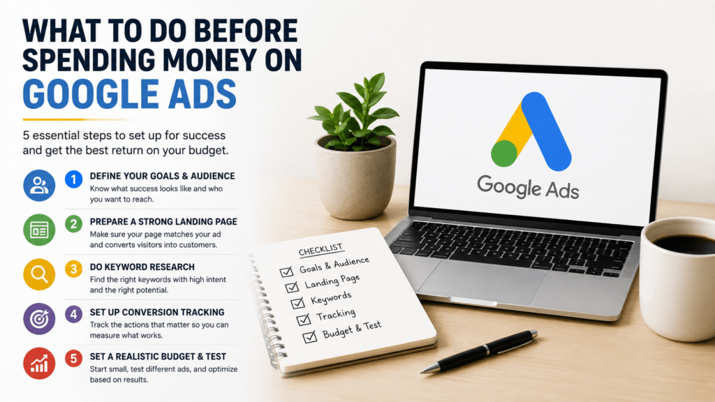 What to Do Before Spending Money on Google Ads