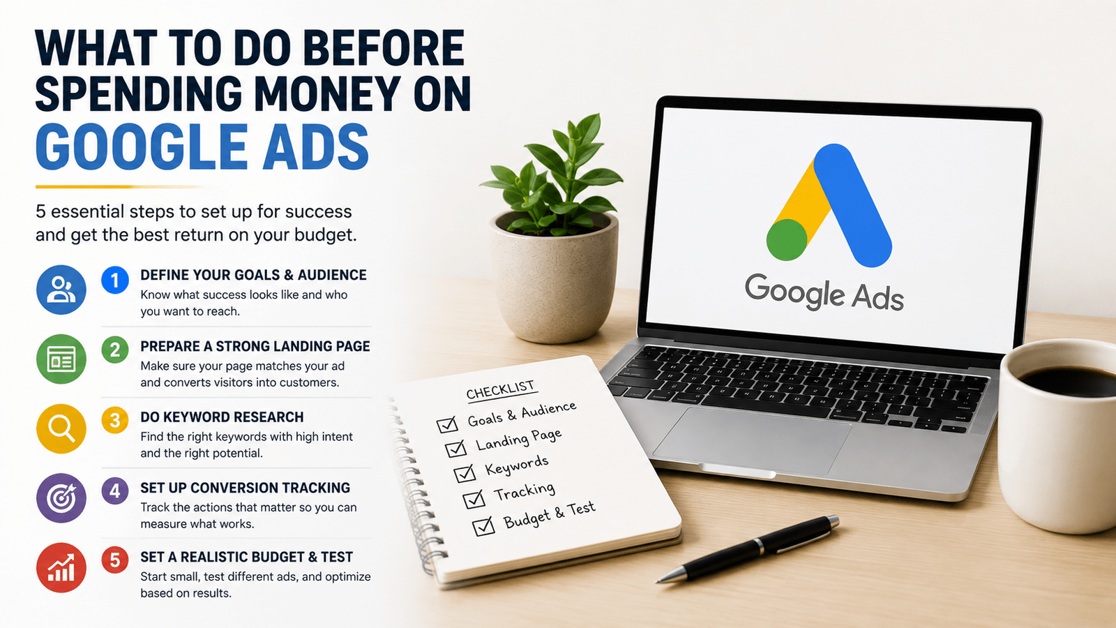 What to Do Before Spending Money on Google Ads