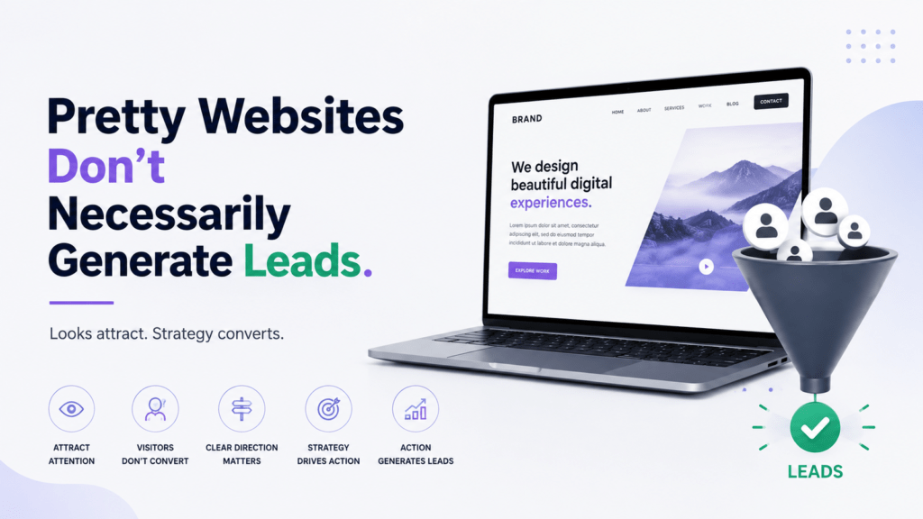 Pretty Websites Don't Necessarily Generate Leads