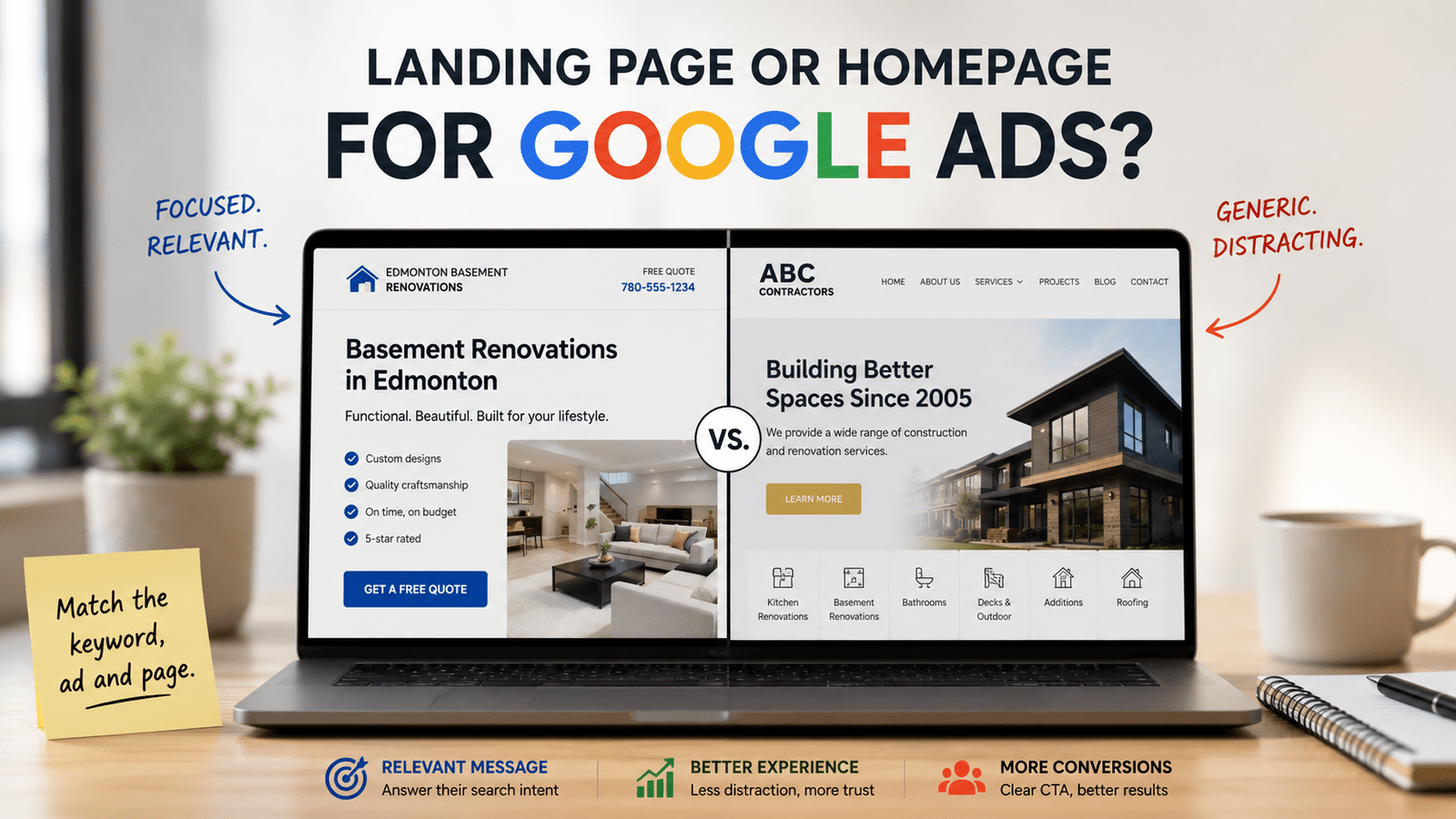 Do You Need a Landing Page for Google Ads?