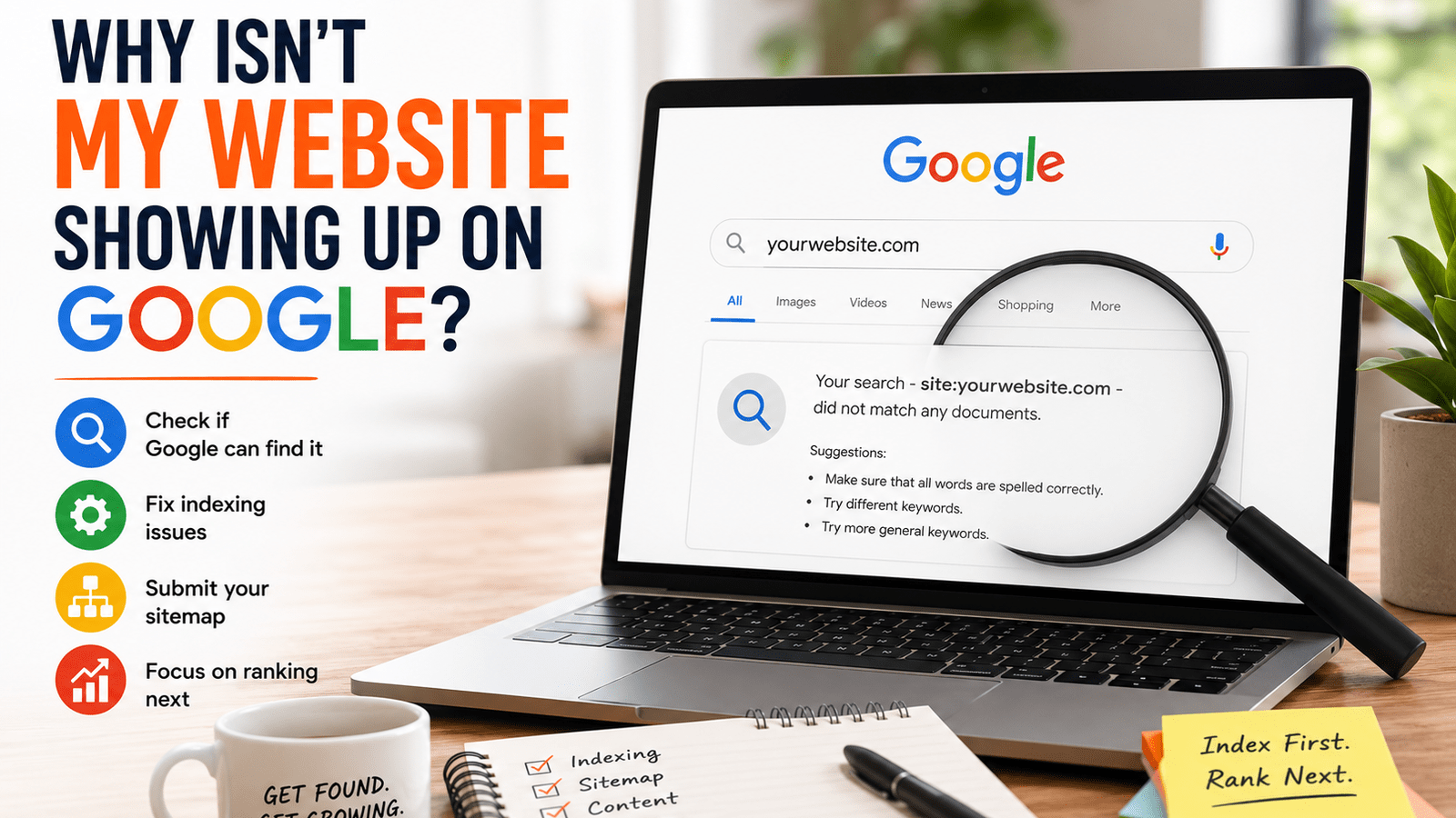 Why Isn’t My Website Showing Up on Google?